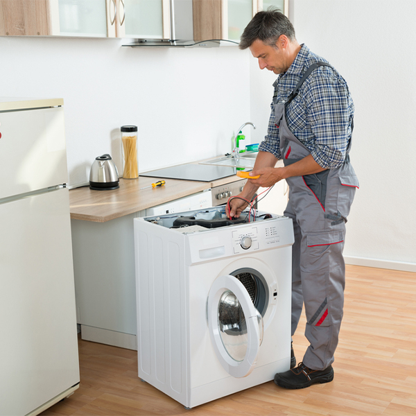 can you walk me through the steps of troubleshooting my washer issue in Alton Bay